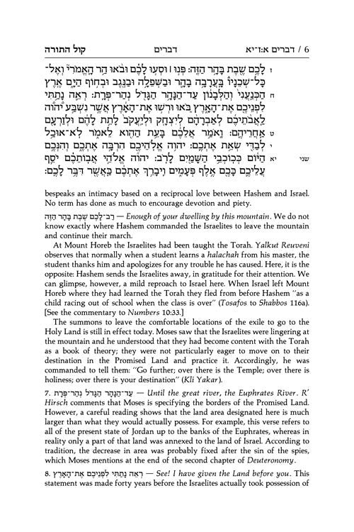 The Call Of The Torah 5 - Devarim (Hardback)