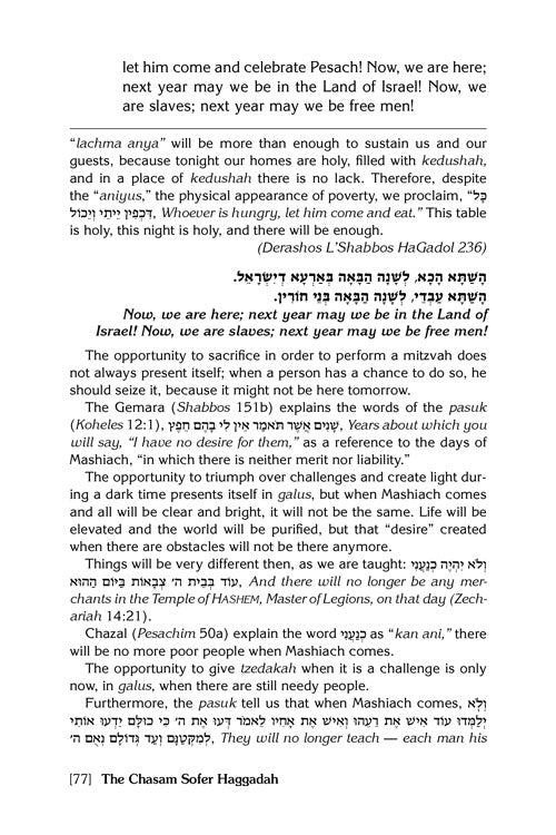 The Chasam Sofer Haggadah