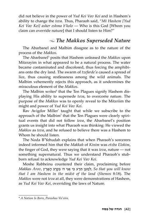 Rav Daniel Glatstein on the Haggadah