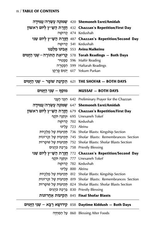 Schottenstein Interlinear Rosh HaShanah Machzor - Full Size - Ashkenaz