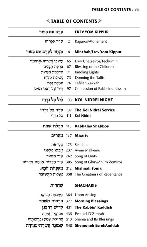 Schottenstein Interlinear Yom Kippur Machzor - Full Size - Sefard