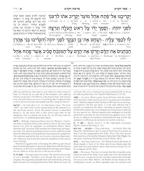 Schottenstein Ed Interlinear Chumash Vol 3: Vayikra / Leviticus