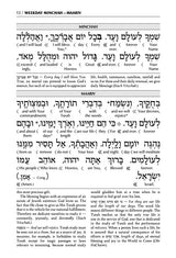 Schottenstein Ed Interlinear Minchah / Maariv - Sefard - Leatherette Cover