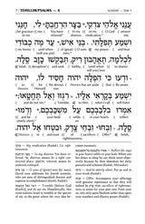 Interlinear Tehillim /Psalms Full Size The Schottenstein Edition