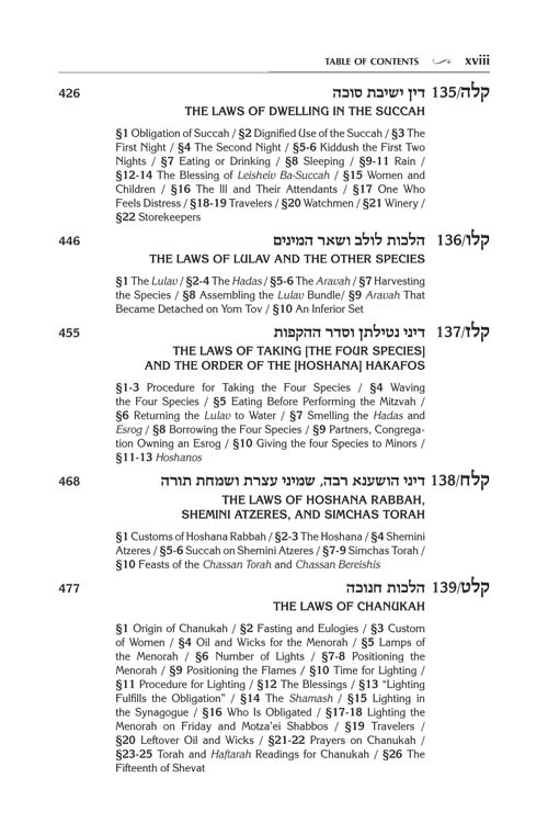 Artscroll: Kleinman Edition Kitzur Shulchan Aruch Code of Jewish Law Vol 4 Chapters 98-144