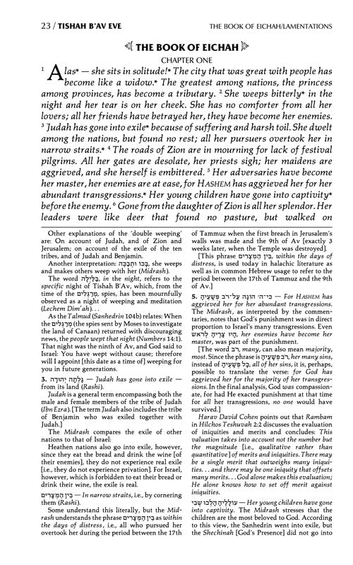 Artscroll: Kinnos / Tishah B'av Siddur - Ashkenaz - Full Size by Rabbi Avrohom Chaim Feuer