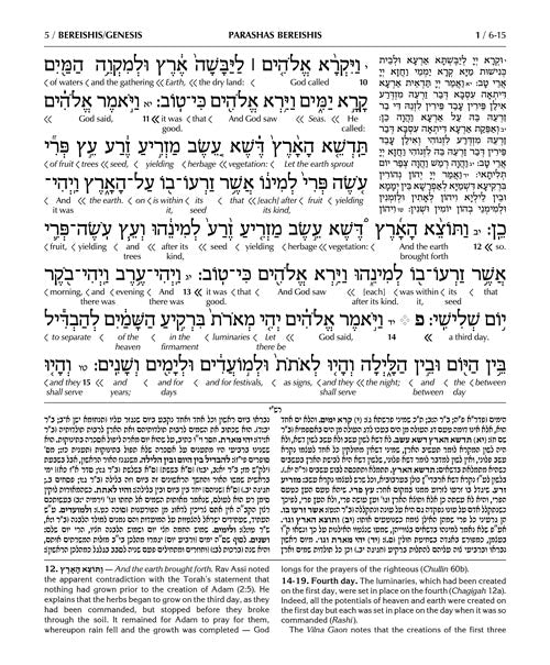 Schottenstein Interlinear Complete Chumash - Travel Size - Ashkenaz