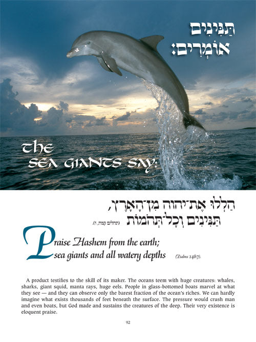 Artscroll: Perek Shirah - The Song of the Universe - Full Size by Rabbi Nosson Scherman