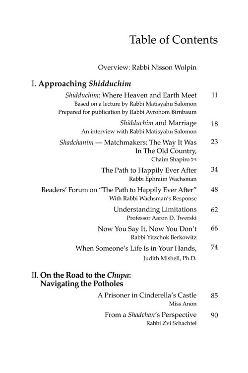 Artscroll: Shiduchim, Shalom Bayis & Beyond by Rabbi Nisson Wolpin