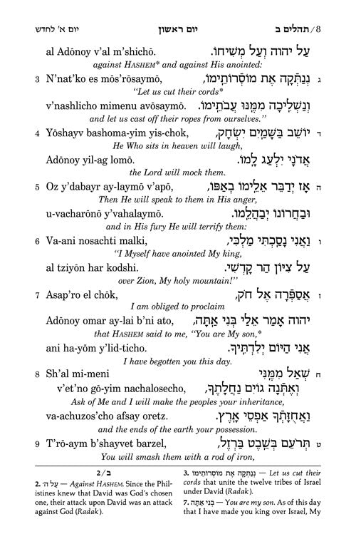 Tehillim: Transliterated Linear - Seif Edition