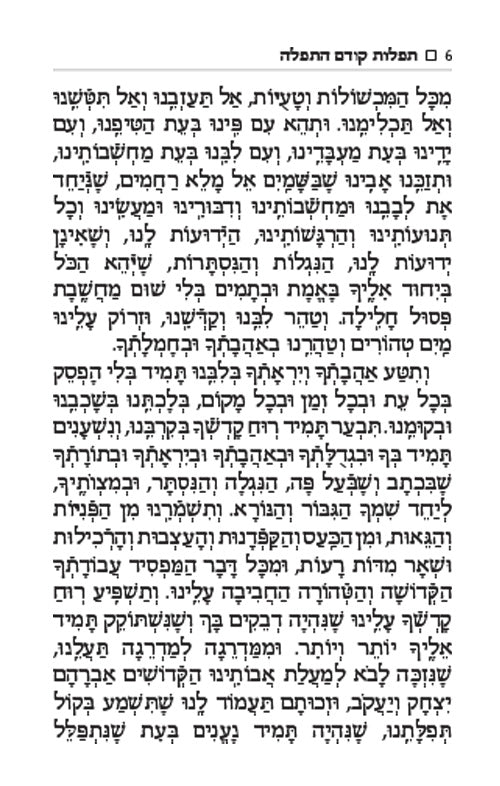 Tefilasi: Personal Prayers for Women - Brown