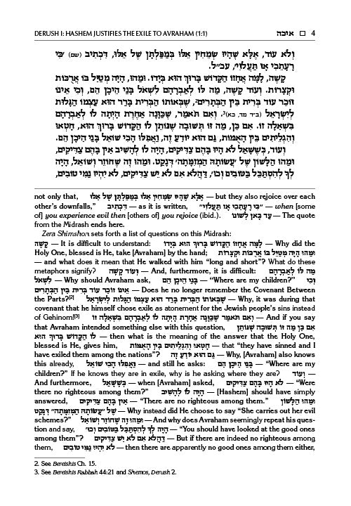 Zera Shimshon on Megilas Eichah - Haas Family Edition