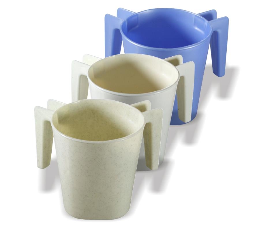 Art Judaica: Washing Cup- Blue Plastic