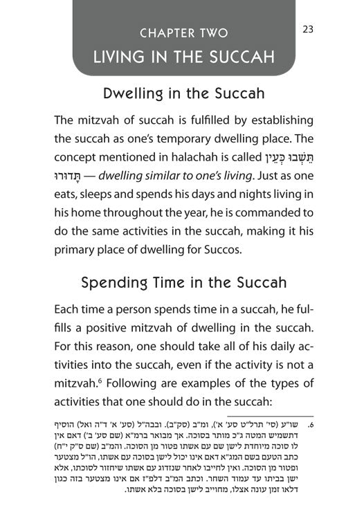 Halachic Handbook: The Laws of the Succah and Four Species Pocket Size Paperback