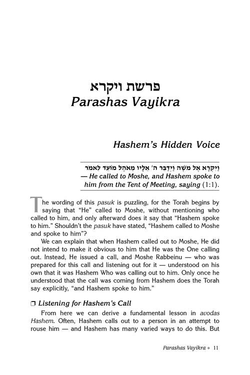 Rav Druck on Chumash - Vayikra