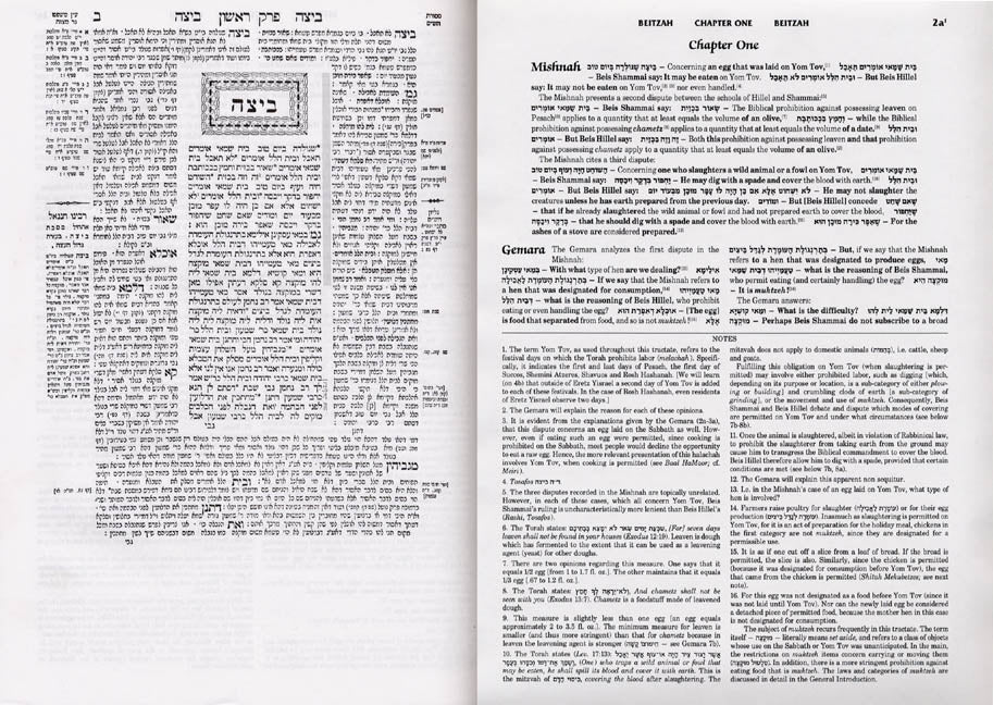 Schottenstein Travel Ed Talmud - English [61B] - Chullin 1B (27a-42a)