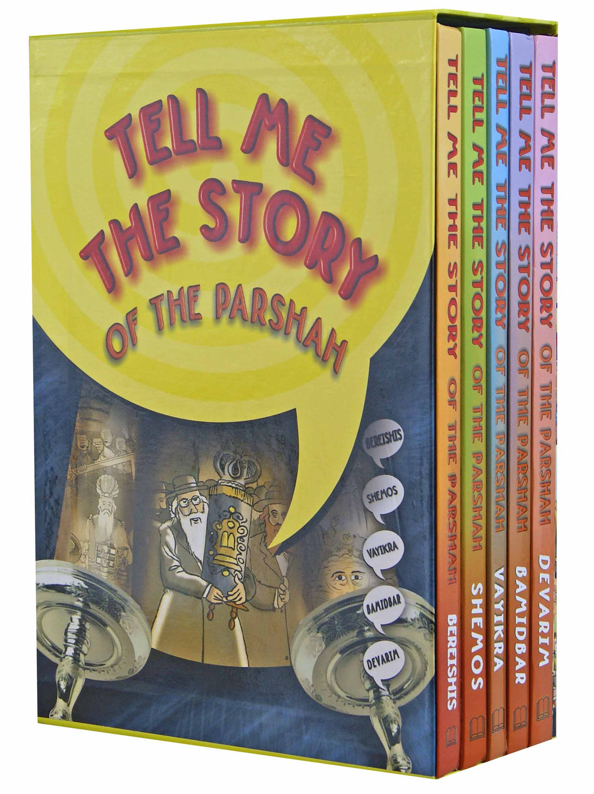 Tell me the story of the Parshah 5 Vol Boxed - Regular Binding Laminated Pages