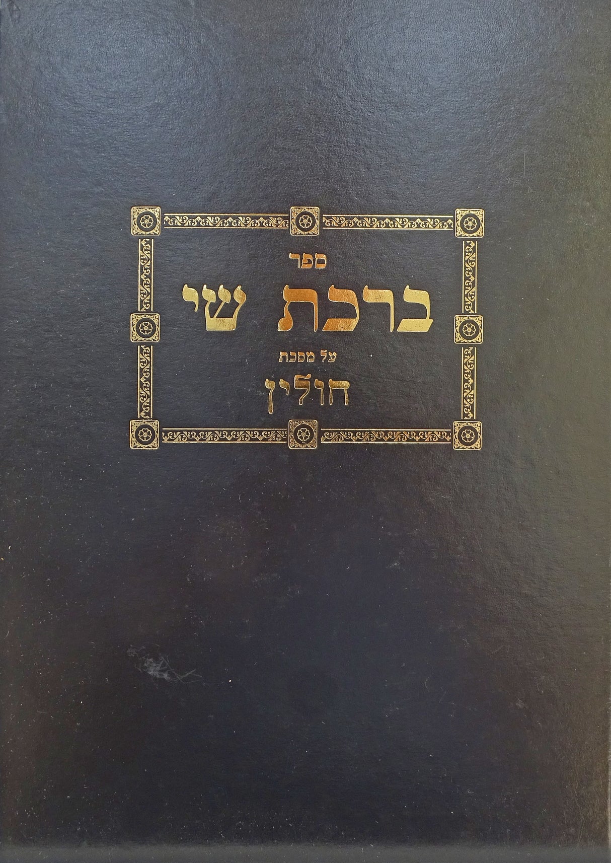 ברכת שי על מסכת חולין