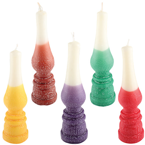 Art Judaica: Havdalah Candle Elegant & Multicolored 23cm