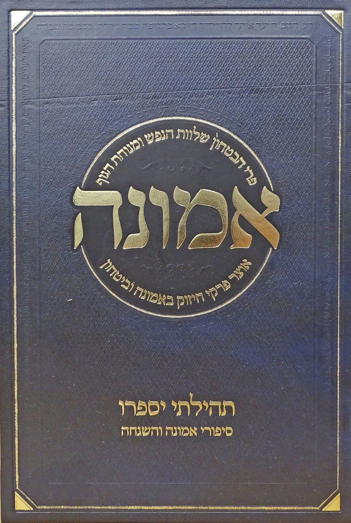 אמונה - תהלתי יספרו סיפורי אמונה והשגחה