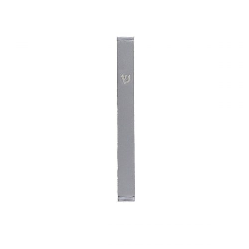 Yair Emanuel:Mezuzah Case -Silver Coloured-Metal 12 cm